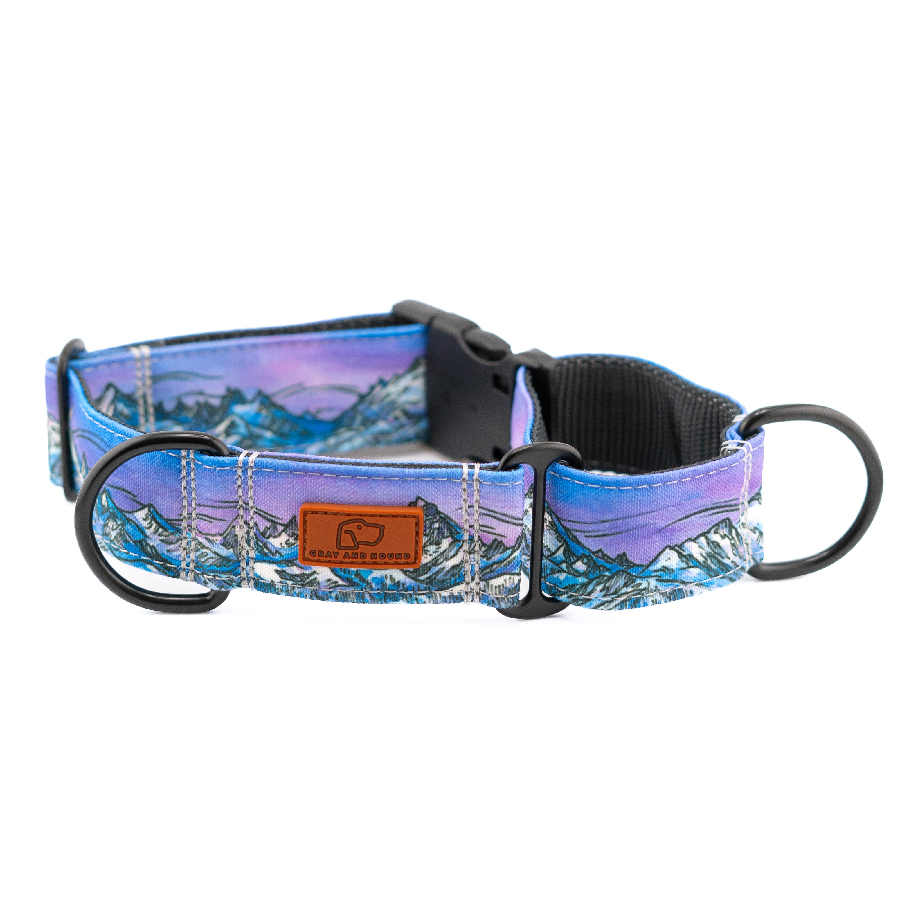 Cascades Hybrid Martingale Dog Collar [choose color]