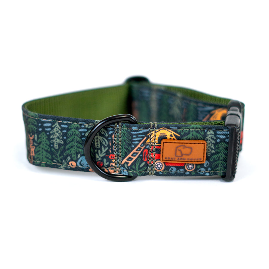 Overland Forest Dog Collar [ready to ship]