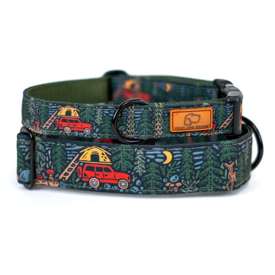 Overland Forest Dog Collar [ready to ship]