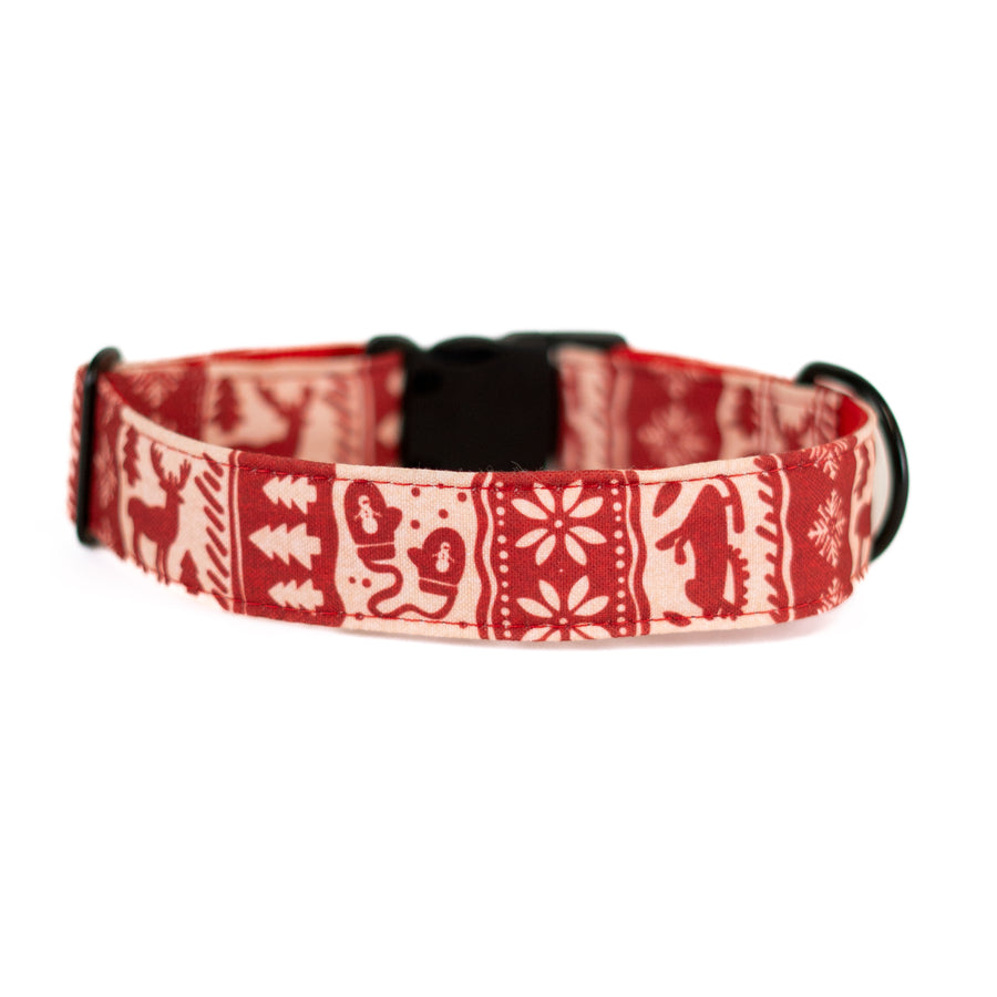 Scarlet Sweater Dog Collar