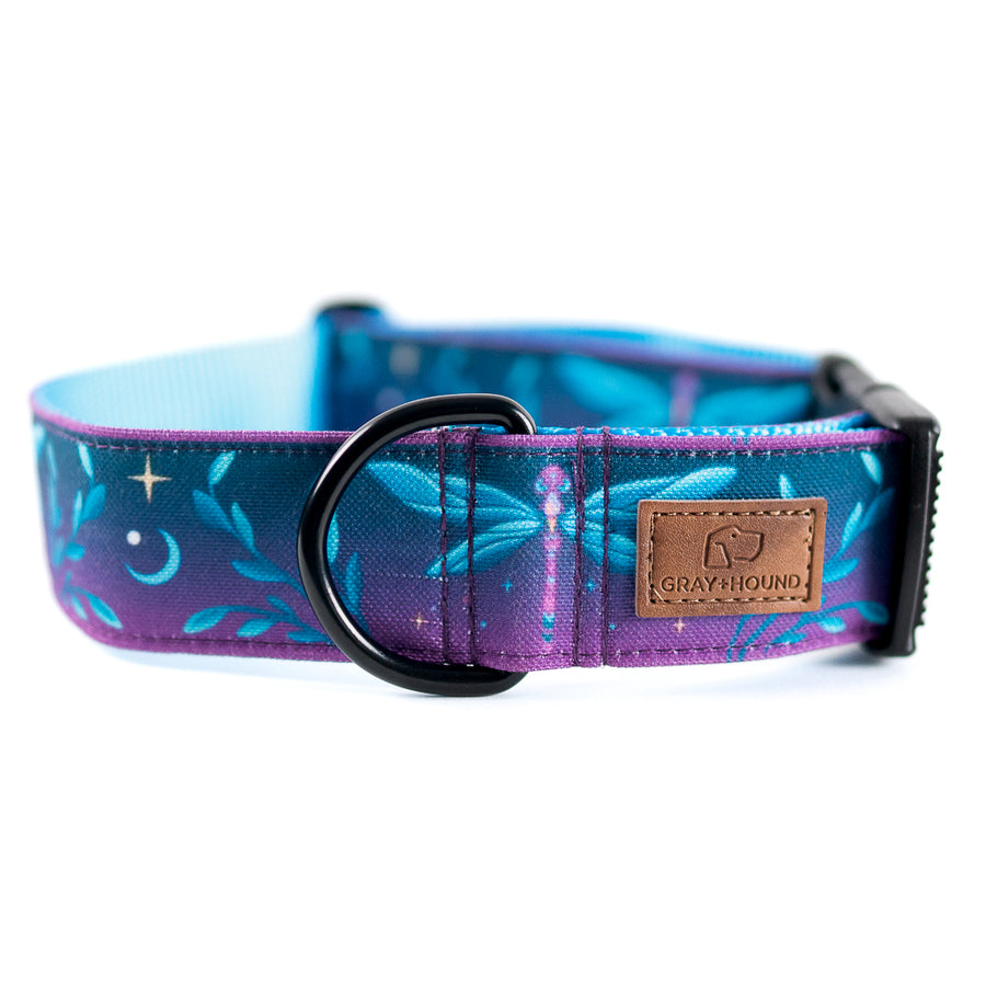 Mystic Dragonfly Dog Collar