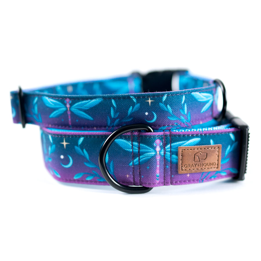 Mystic Dragonfly Dog Collar