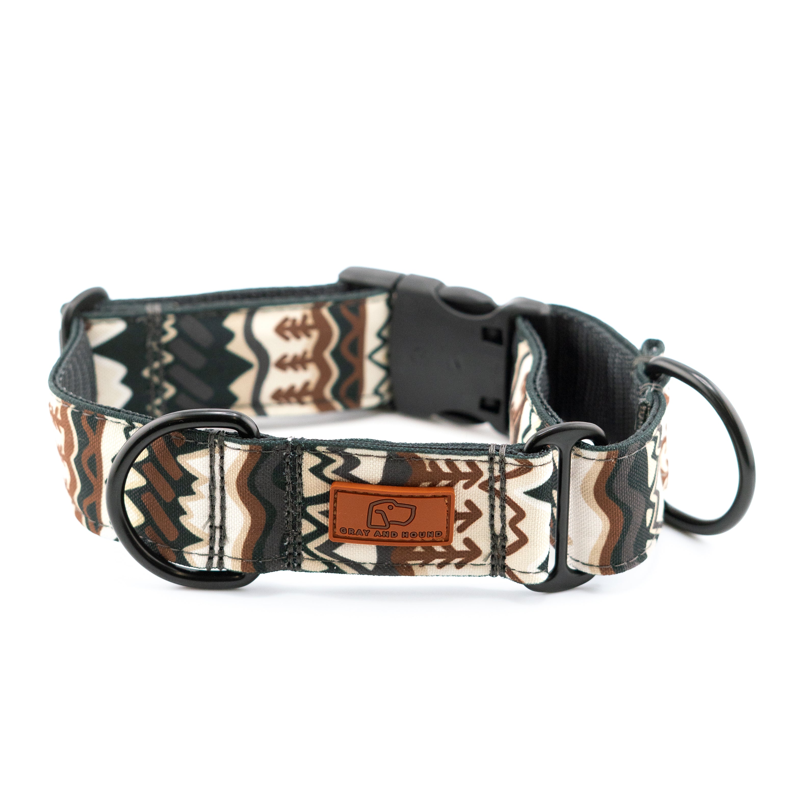 Elements in Obsidian Buckle-On Martingale Collar