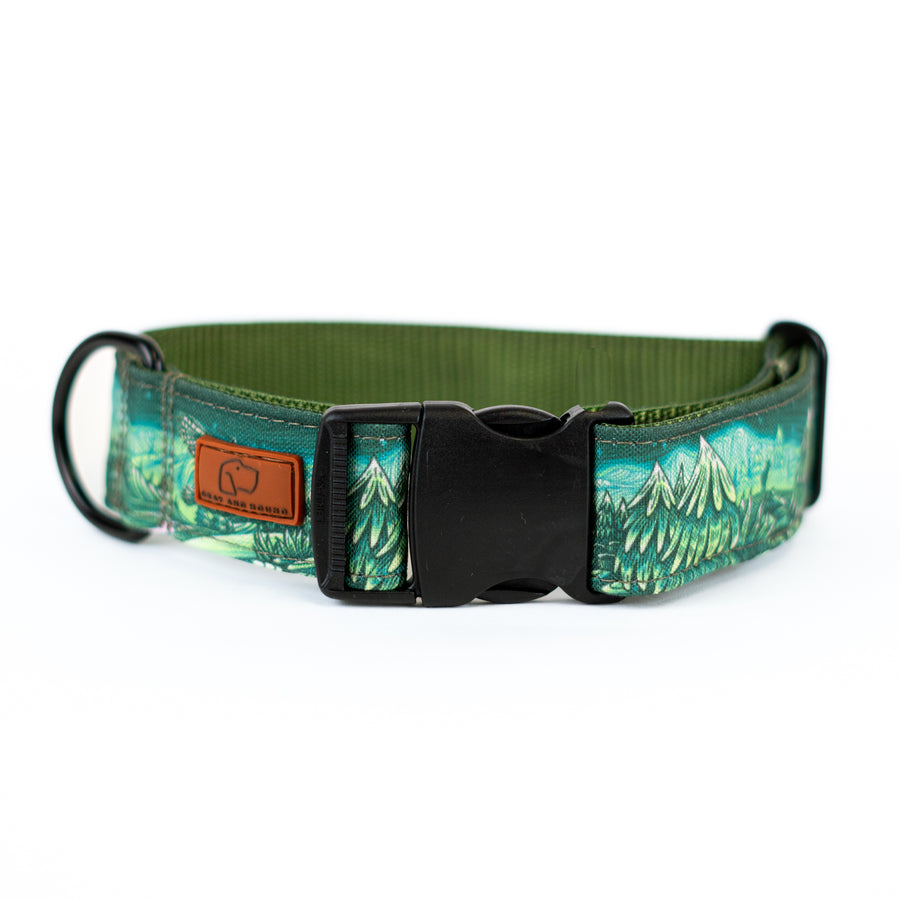 Enchantments in Green Dog Collar [Limited Edition Artist Series]