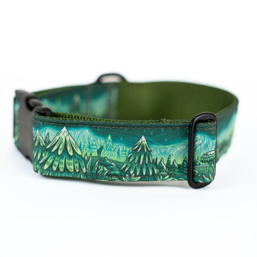 Enchantments in Green Dog Collar [Limited Edition Artist Series]