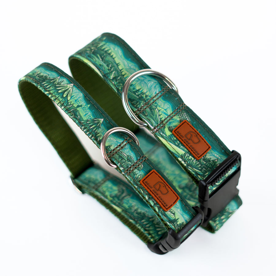 Enchantments in Green Dog Collar [Limited Edition Artist Series]