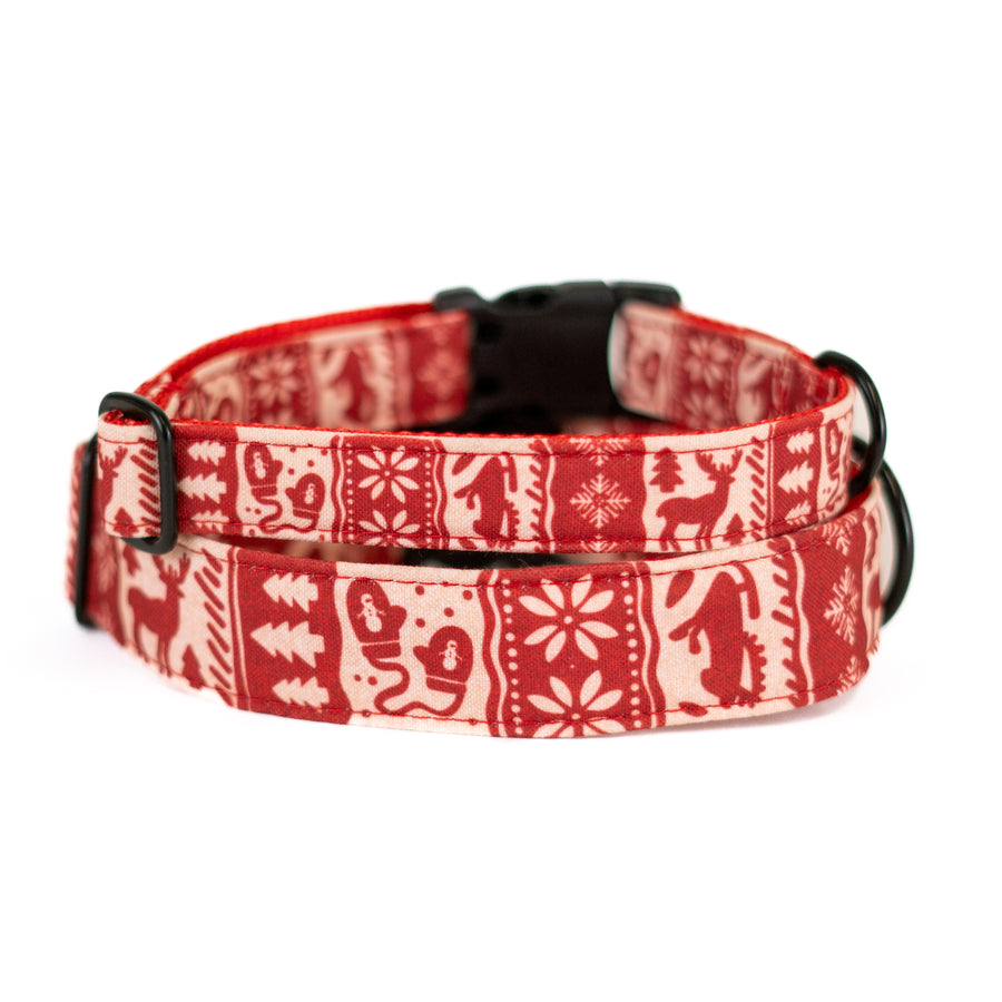 Scarlet Sweater Dog Collar