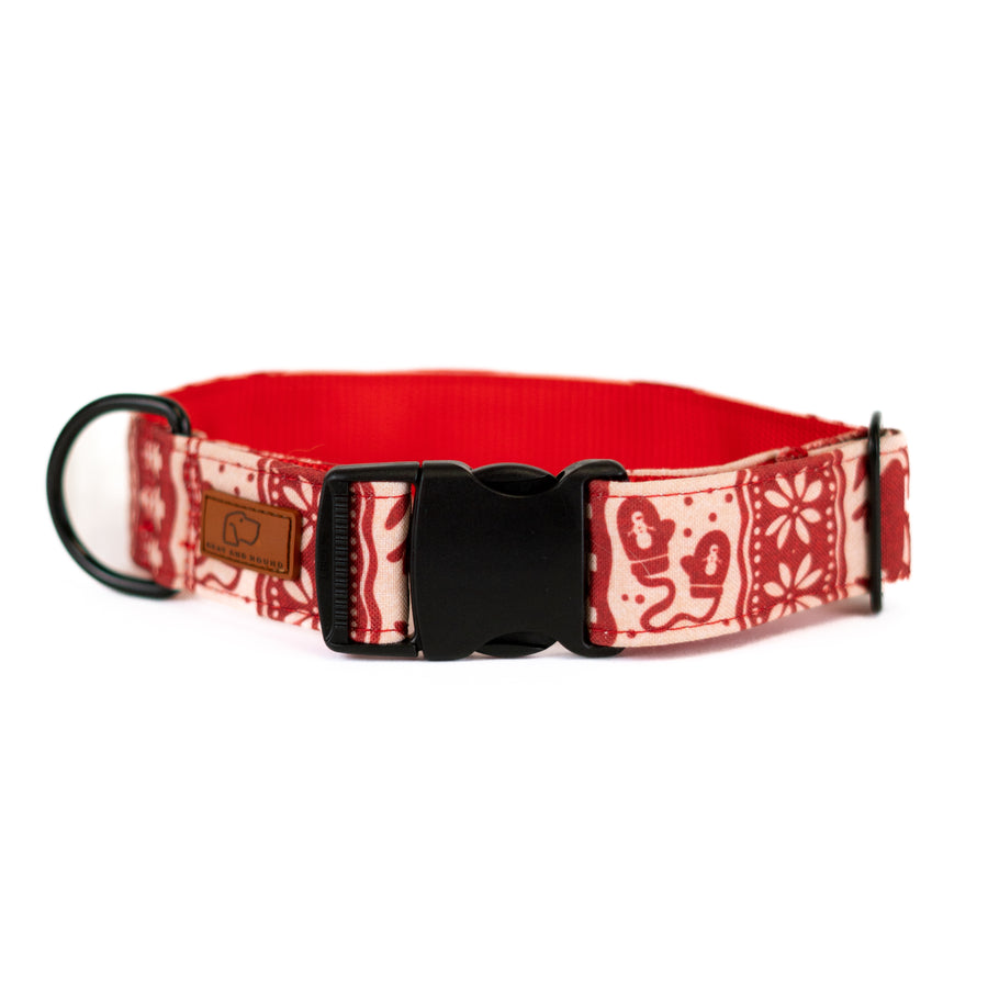 Scarlet Sweater Dog Collar