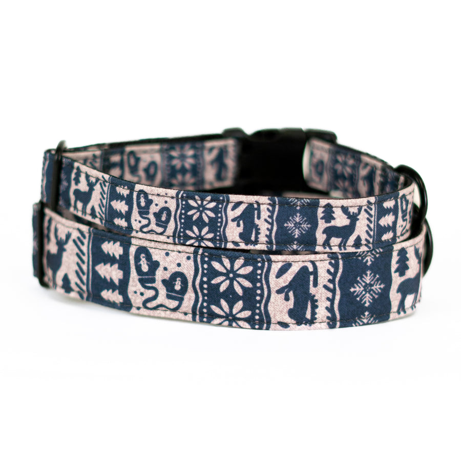 Slate Sweater Dog Collar