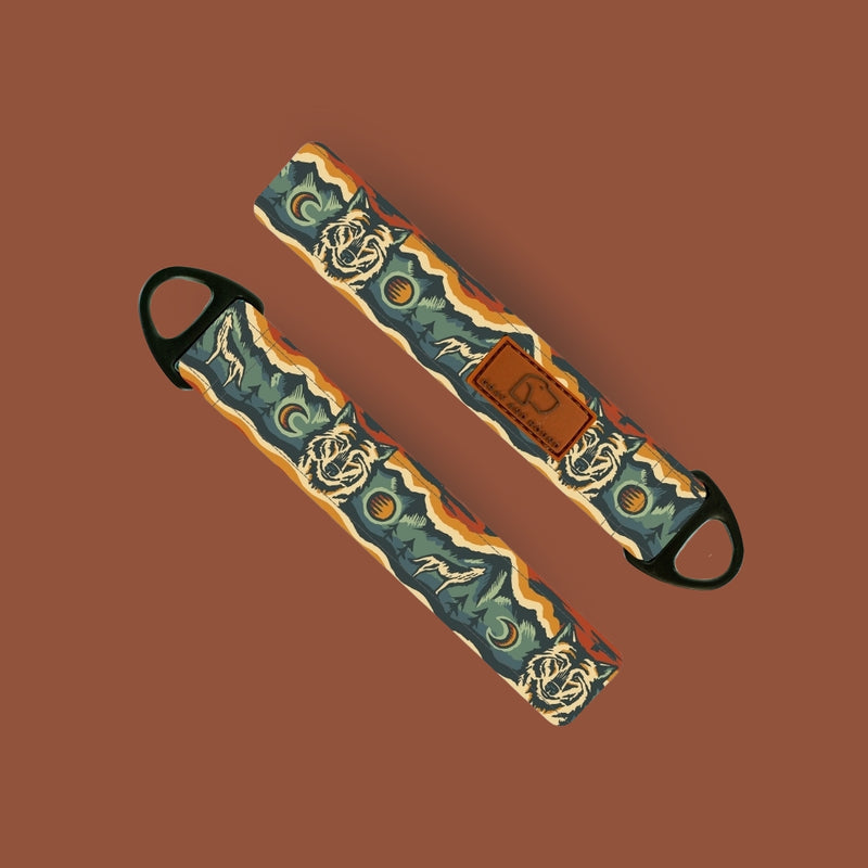 Desert Wolf Key Fob
