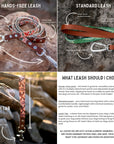 Blood Orange Dog Leash