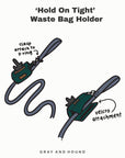 Retro Floral - Hold on Tight Waste Bag Holder