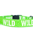 Neon Green WILD Dog Collar