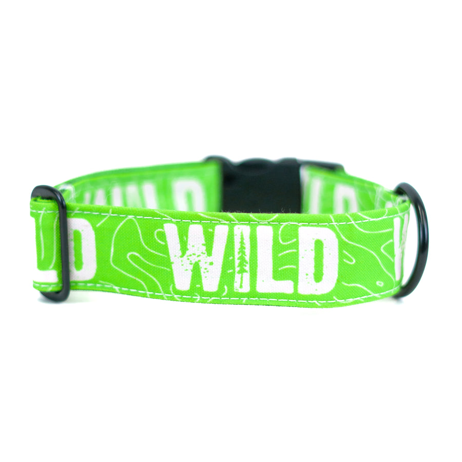 Neon Green WILD Dog Collar