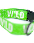 Neon Green WILD Dog Collar