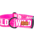 Neon Pink WILD Dog Collar