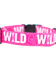 Neon Pink WILD Dog Collar