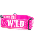 Neon Pink WILD Dog Collar