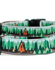 A-Frame Christmas Cabin Dog Collar