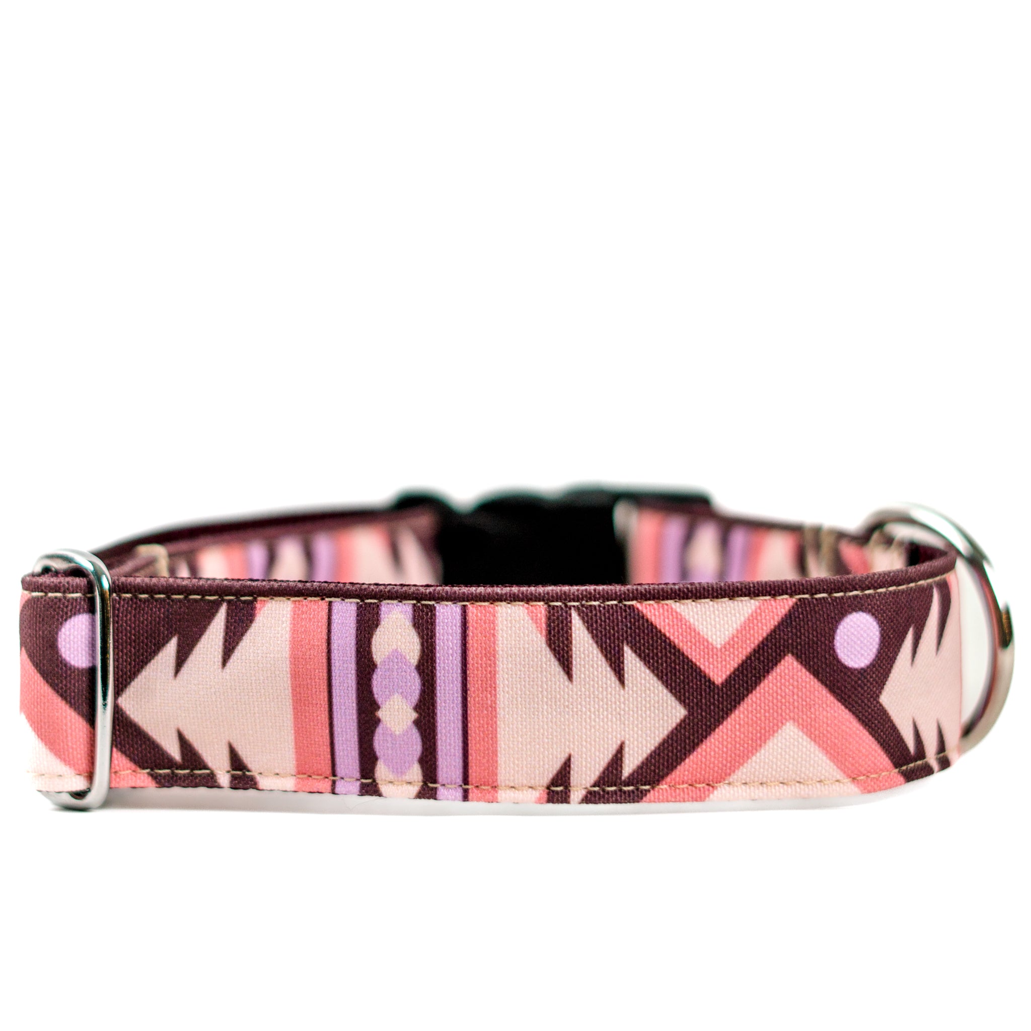 Purple and Pink Aztec Dog Collar