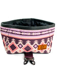 Huckleberry Geo Collapsible Dog Bowl
