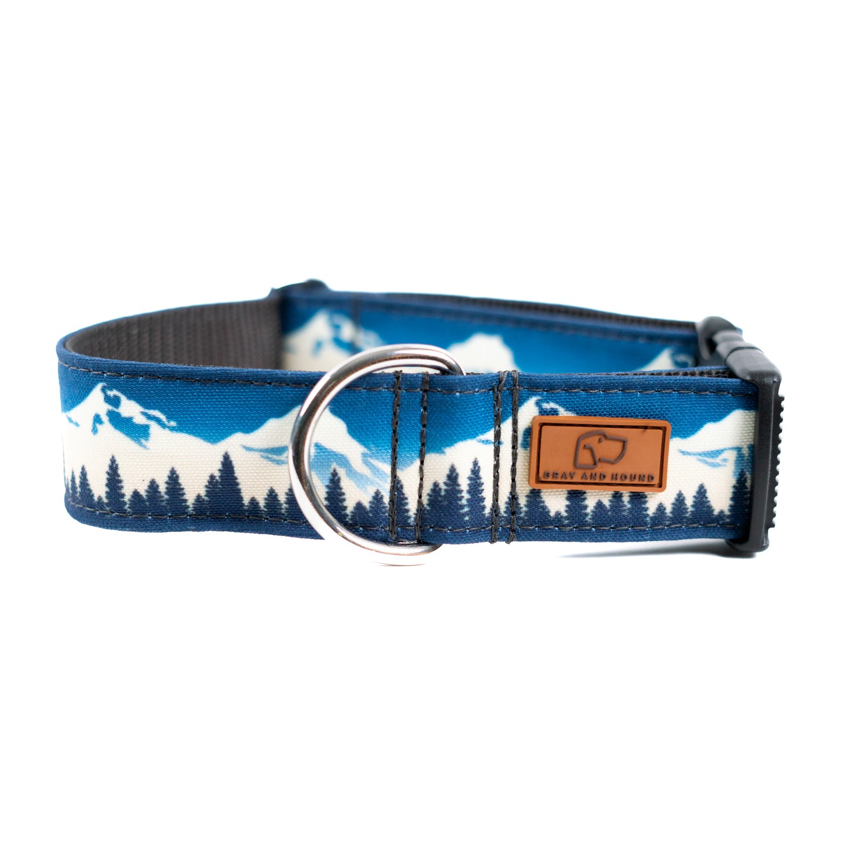 Blue Ridge Mountain Dog Collar Gray and Hound GrayandHound
