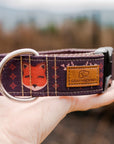 Purple Fox Dog Collar